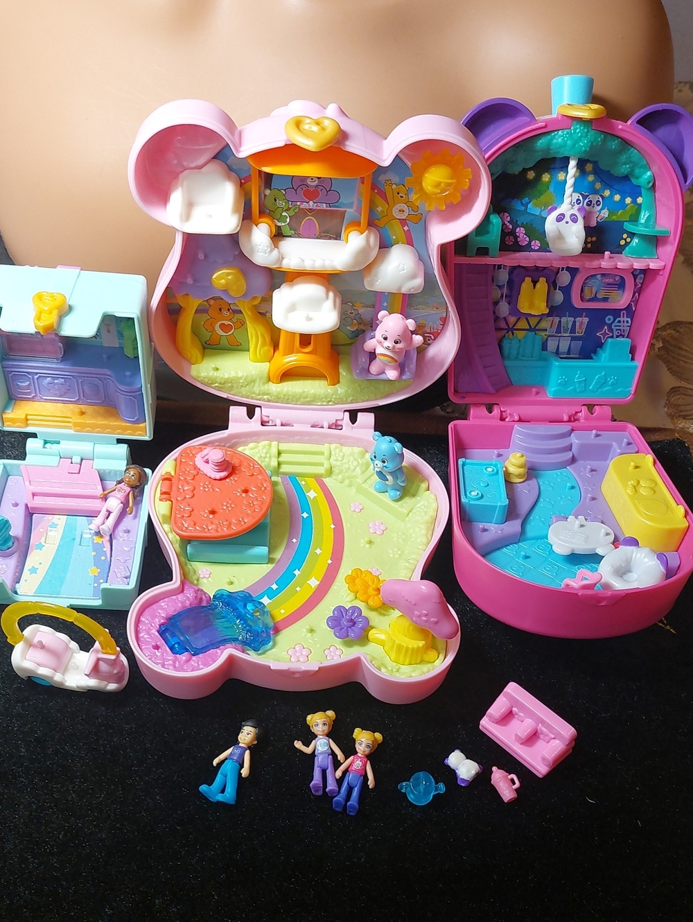 Polly Pocket x Care Bears Compact Playset & Extras